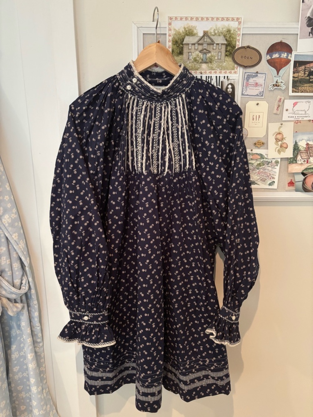 DÔEN navy beatrice dress